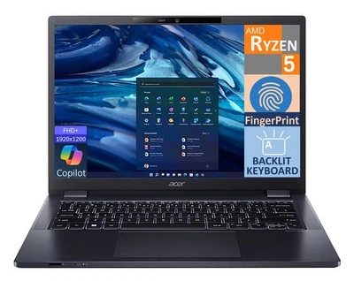 Portátil Acer TravelMate P4 14" WUXGA AMD Ryzen 5 PRO 6650U 32GB 512GB SSD W11P BL Foto 1 de 4