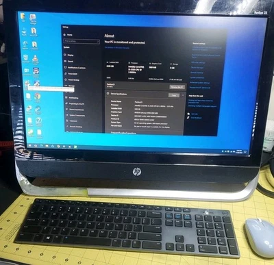 HP Pavilion 23-1027c AIO I3-2120 8GB 1TB 7200RPM WIFI WEBCAM DVDRW - Image 1 of 4