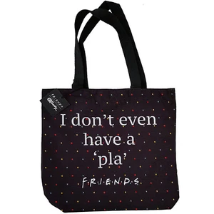 Cakeworthy x Friends Tote Bag I Don't Even Have A Pla Phoebe Black Shoulder - Picture 1 of 9