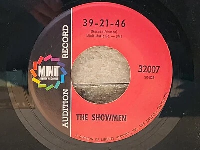 45 RPM THE SHOWMEN PROMO 32007 SWISH FISH 39-21-46 MINT RECORDS - Image 1 of 3