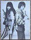 SONNY AND CHER - 1969 ganzseitiges UK Magazin Jahresposter