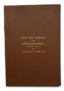 1890 1st WITH THE CUNARD IN THE MEDITERRANEAN Rare Work Malta Greece Turkey - Imagen 1 de 8