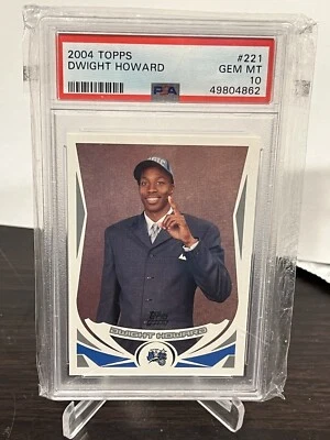 2004 Topps Dwight Howard RC PSA 10 - Image 1 of 2