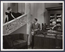 PEGGY SHANNON Richard Arlen at cigar counter vendor 1931 VINTAGE ORIG PHOTO LB