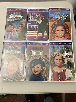 Shirley Temple 17 VHS Lot, Family Feature Collection, Colorized & Original. ￼ Foto 1 de 4
