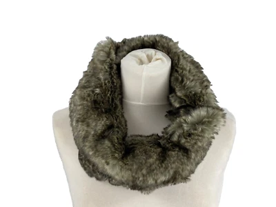 Lerros Kunstpelz Loop Schlauchschal Schal Kunstfell Warm Elegant Braun UVP 25,95