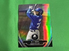 2013 Bowman Platinum Chrome Prospects Refractors #BPCP80 D.J. Davis Blue Jays