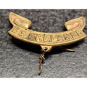 Vintage B.S.O.F.A. "Be Prepared" Brass Pin - Boy Scouts - Picture 1 of 5