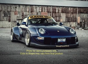 1/10 Lexan Clear RC Car Body Shell for PORSCHE RWB 993 F195mm,R205mm - Picture 1 of 11