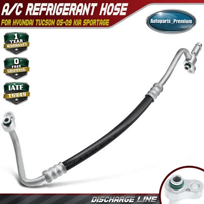 Línea de descarga de manguera de aire acondicionado para Hyundai Tucson 2005-2009 Kia Sportage 2005-2010 2,7 L Foto 1 de 4