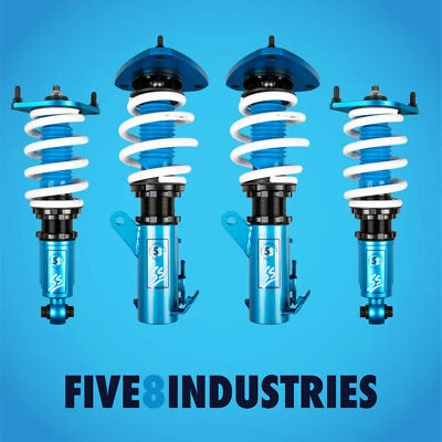 FIVE8 INDUSTRIES COILOVERS HEIGHT ADJUSTABLE FOR SUBARU BRZ 2013-2019 - Image 1 of 4