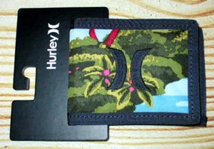 MENS HURLEY TROPICAL BIFOLD WALLET - Picture 1 of 3
