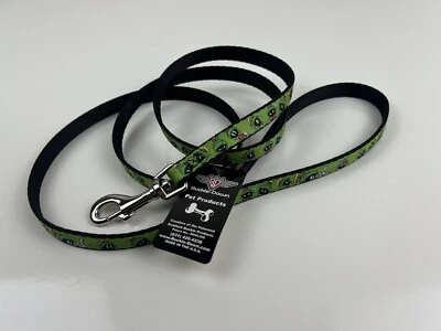 Correa de cachorro de perro impresa marciana de dibujos animados Looney Tunes con hebilla nueva con etiquetas Foto 1 de 4