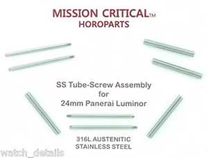 for Panerai® 47mm Tubes & Screws MISSION CRITICAL™ HOROPARTS 26mm 1,2,4,10 - Picture 1 of 2