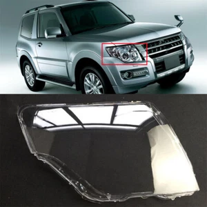 Right Front Headlight Headlamp Lens Cover For Mitsubishi Pajero Shogun MK4 06-20 - Picture 1 of 12