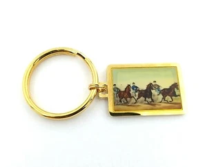 Nuevo Llavero Currier & Ives de Legere Caballo Trotter Carreras #KC4 - Imagen 1 de 4