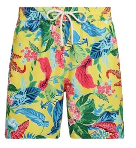 Polo Ralph Lauren Traveler Villa Floral Multi Natación Surf Playa Pantalones Cortos Para Hombres - Imagen 1 de 4
