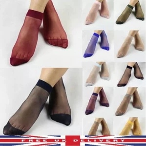 12 Pairs Ladies women Girls Sock Ankle High Ultra-Thin  Short Nylon Summer Socks - Picture 1 of 28