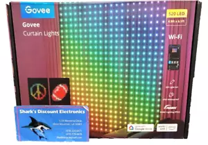 Govee Curtain Lights WiFi Smart LED Lights - NEW FREE/FAST SHIPPING - Picture 1 of 3