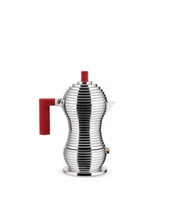 Alessi Pulcina - Caffettiera Espresso 3 Tazze Induzione Alessi Michele De Lucchi - Imagen 1 de 4