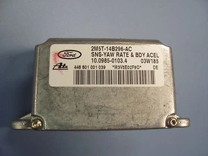 JAGUAR S-TYPE TURN RATE YAW SENSOR 2M5T14B296AC 2003 2004 2005 2006 2007 - Picture 1 of 3