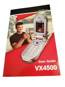 LG VX4500 Cellular Cell Flip Phone User Guide - Photo 1 sur 2
