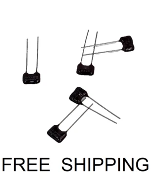 (5x) Condensadores de mica plateados Cornell 560pF - 500VDC +/- 5% CM06FD561J03 MIL-C-5 Foto 1 de 3