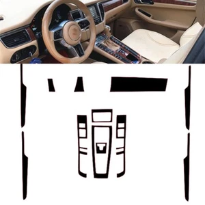 Interior Center Console Carbon Fiber Molding Sticker Decals For Porsch Macan - Bild 1 von 11