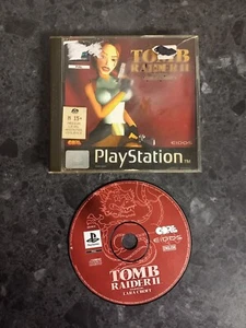 Tomb Raider II 2 PS1 Playstation 1 Game FAT Case - Picture 1 of 2