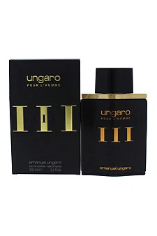 Emanuel Ungaro III Uomo Eau De Toilette 3.4 Oz Spray BLISTER Shouet