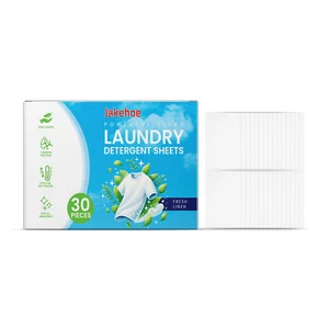 30-Pack Laundry Detergent Sheets – Gentle Stain Remover for Clothes & Fabrics - Picture 1 of 7
