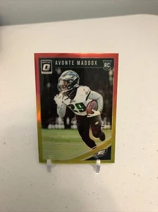 2018 Panini Optic Avonte Maddox Red And Yellow Refractor RC #147 *MINT* - Picture 1 of 2