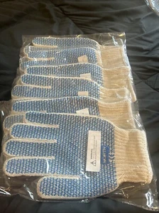 (6 Paar) NORTH GRIP N K511M Arbeitshandschuhe Gartenarbeit Baumwolle Gummigriff Gr. Medium - Bild 1 von 5