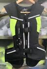Us Turle Motorcycle Jacket Safety Air-Bag Vest Advanced Protective- Black/Fluo