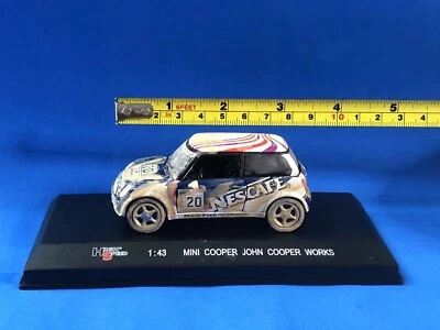 HIGHSPEED 1:43 MINI COOPER CAR MODEL JOHN NESCAFE 20 - Image 1 of 4