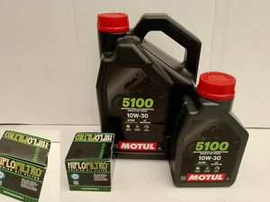 Motul Öl 5100 10W30  / beide Ölfilter Honda CRF1000 Africa Twin ab Bj 2016 - Picture 1 of 1