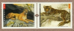 COUGAR PUMA LEOPARD WILD CAT = JOINT ISSUE w/CHINA Canada 2005 #2123a MNH - Picture 1 of 1