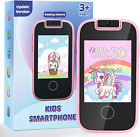 Kids Smart Phone for Girls, Christmas Birthday Gifts for 3 4 5 6, with SD Card