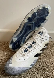 Botines de fútbol americano Adidas Freak medianos blancos azules EH3449 para hombre talla 18 - Imagen 1 de 4