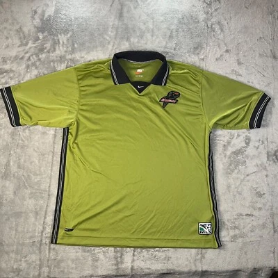 Camiseta de fútbol vintage Nike MLS Dallas Burn verde para hombre X-grande rara años 90 Foto 1 de 4
