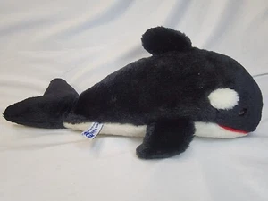 Sea World Whale 15" Shamu Black & White Marine Animal 1986 - Picture 1 of 4