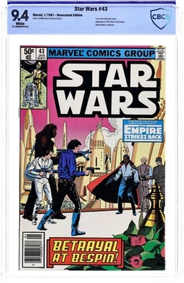 Star Wars #43N Newsstand Variant CBCS 9.4 1981 21-283A255-018 - Image 1 of 2