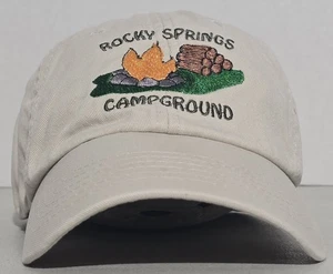 Rocky Springs Campground hellbraun Unisex Strapback verstellbarer Hut Royal Resortwear - Bild 1 von 8