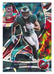 2022 Panini Spectra AJ Brown #100 Astral Prizm SP Parallel #/40 Eagles - Foto 1 di 2