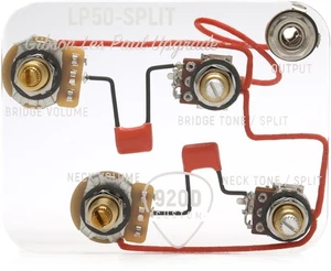 920D Custom Les Paul Wiring Harness with Pickup Splitting - Picture 1 of 5
