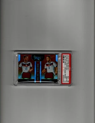 2015-16 帕尼尼精选橙色 Prizm Lukas Podolski REUS 双布贴 015/149 SSP — 第 1/2 张图片