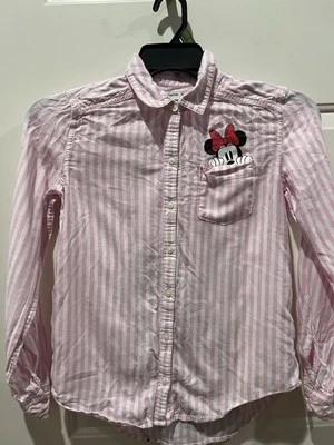Camisa Disney Abercrombie Niños Mickey & Minnie Mouse Talla 13/14 Camisa Abotonada Foto 1 de 3