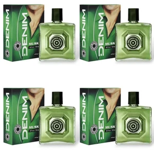 4x Denim MUSK Aftershave 100ml with FREE POSTAGE - Picture 1 of 2