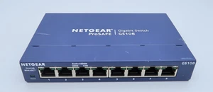 Netgear ProSafe 8 Port Unmanaged Gigabit Ethernet Network Switch GS108 v4 NO PSU - Picture 1 of 8