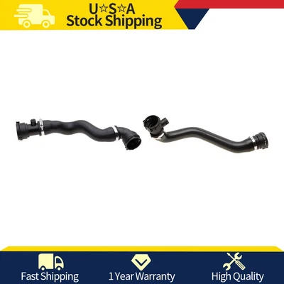 Manguera de refrigerante de radiador inferior superior Gates 2x para BMW 525i_tt 2001 a 2003 Foto 1 de 4